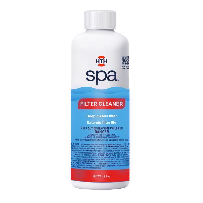 HTH 86123 Filter Cleaner Spa Liquid 16 oz