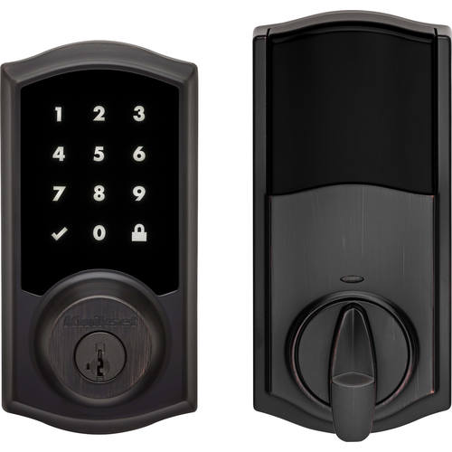 Premis Touchscreen Smart Lock with SmartKey with RCAL Latch and RCS Strike Venetian Bronze Finish