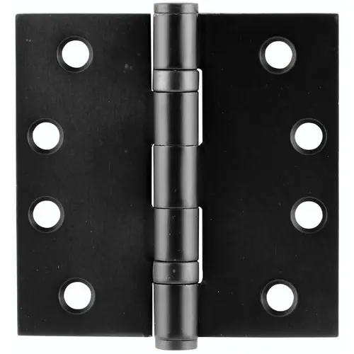 4" X 4" Square Steel Heavy Duty Ball Bearing Hinge Oil Rubbed Bronze Finish Pair