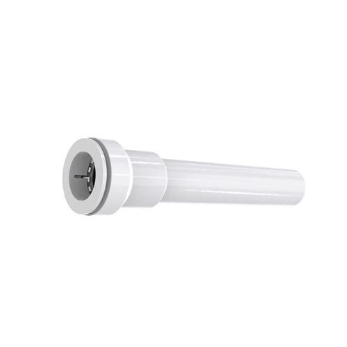 Keeney 42-8IPK Extension Tube Insta Plumb 1-1/4" D X 8" L Plastic White