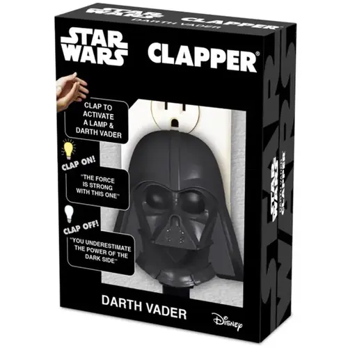 Clapper CL836R12 Star Wars Darth Vader Talking Switch With Nightlight Black