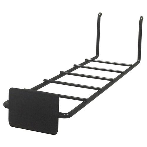 Wiremasters 9183 Shelf Bracket Holder 4-23/32" H X 3-1/4" W X 12-25/32" L Black Metal Black