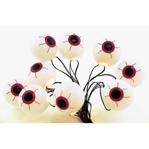 Lights Warm White LED Prelit Ghost & Eyeball - pack of 12