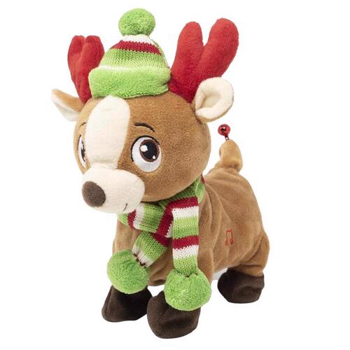 Indoor Christmas Decor Multicolored Tooty Rudy Reindeer Multicolored