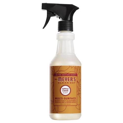 Multi-Surface Cleaner Clean Day Apple Cider Scent Organic Liquid 16 oz