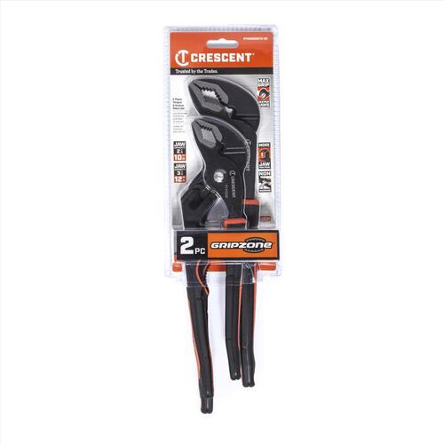 PLIERS TONGUE/GRVE 2PC 10&12IN Black-Oxide