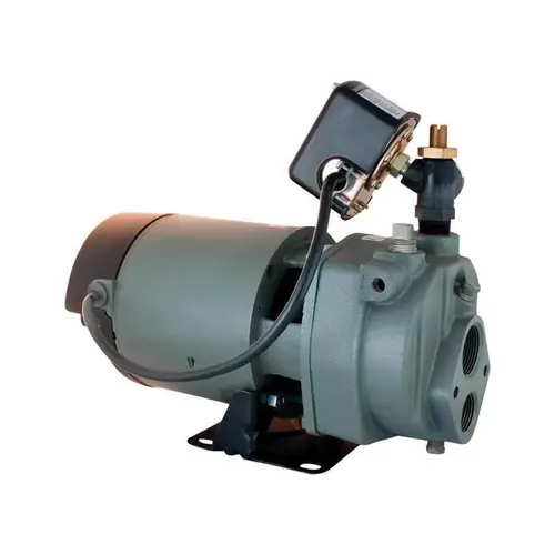 F&W - FLINT & WALLING JHU07 Deep Well Jet Pump, Convertible, Cast-Iron, 3/4-HP