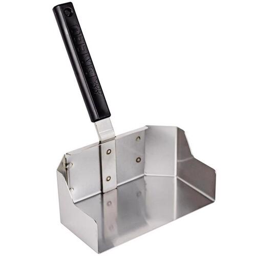 Ash Shovel Stainless Steel 7.7" H X 6" W X 3.66" D Silver