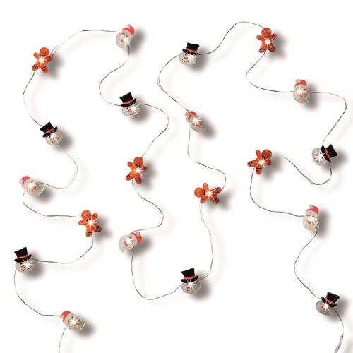 Christmas Lights LED Micro Dot/Fairy Clear/Warm White 20 ct Novelty 6.2 ft.
