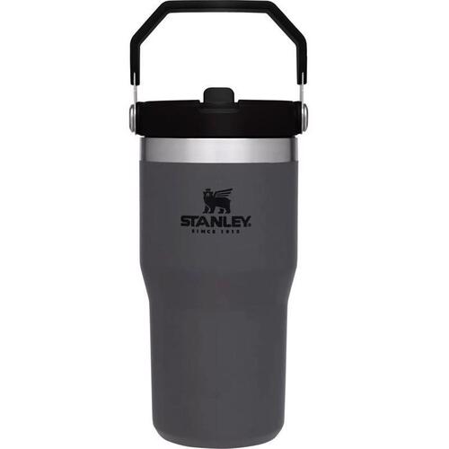 Stanley 10-09994-002 Insulated Straw Tumbler Classic 20 oz Iceflow Charcoal BPA Free Charcoal