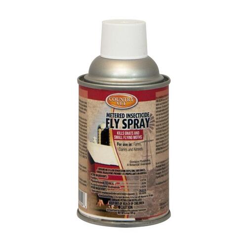 Fly Spray, Liquid, Metered, 6.4 oz Aerosol Can