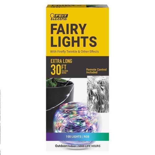 String Lights LED Fairy Multicolored 30 ft. 100 lights