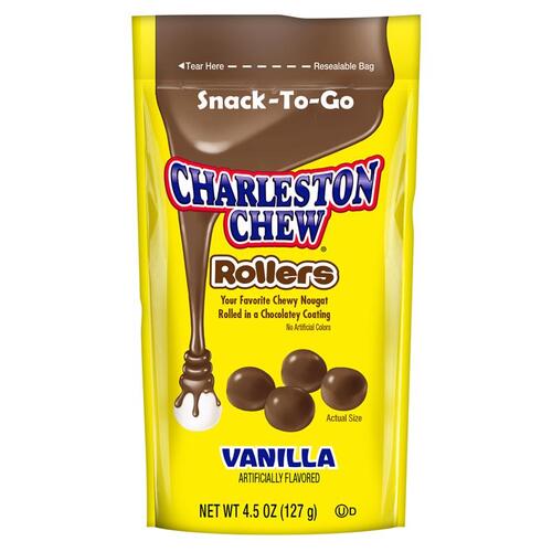 Candy Charleston Chew Rollers Vanilla 4.5 oz - pack of 12