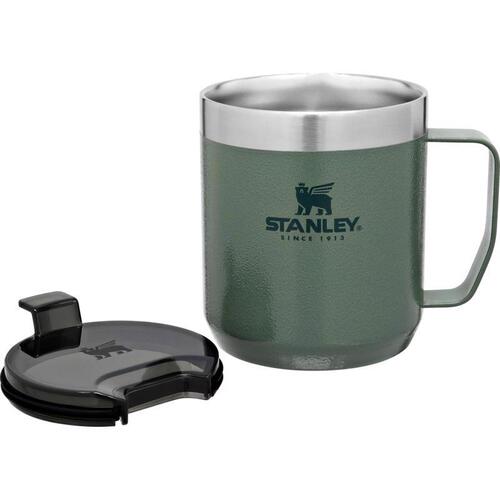 Stanley 10-09366-001 Insulated Mug Classic 12 oz Legendary Hammertone Green BPA Free Hammertone Green