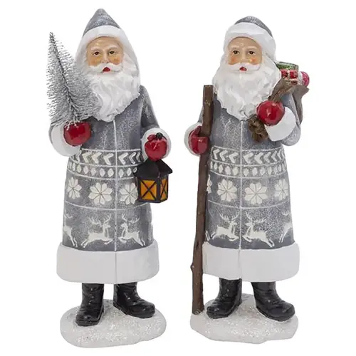 Indoor Christmas Decor Multicolored Figurine 9.57" Multicolored