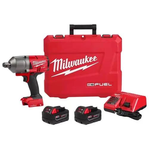 High Torque Impact Wrench M18 Fuel 18 V 5 amps 3/4" Cordless Brushless Kit (Battery & C