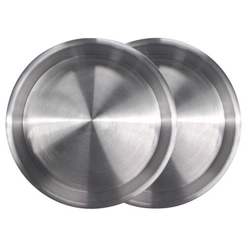 Serving Tray Aluminum 14" L X 14" W Brushed