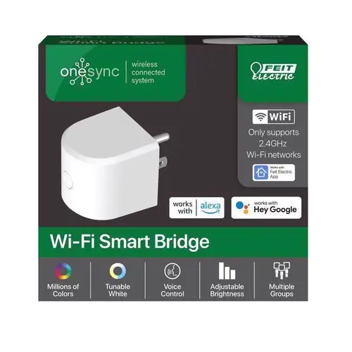 Smart Bridge Smart Home 0 ft. L Smart-Enabled White