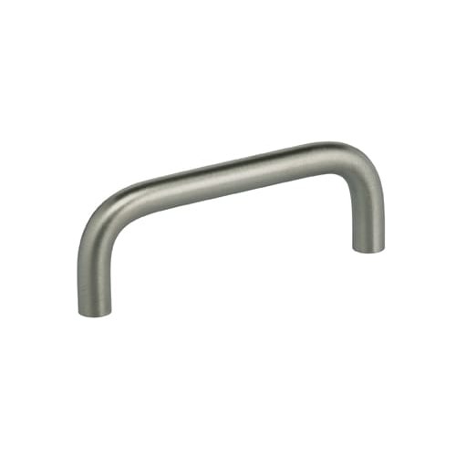 Omnia 9537/76.32D 3" Center to Center Wire Cabinet Pull Satin Stainless Steel Finish
