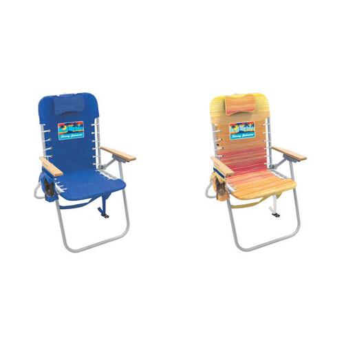 Backpack Chair 4-Position Multicolored Beach
