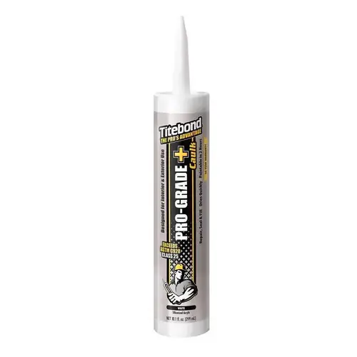 Caulk Pro-Grade Plus White Siliconized Acrylic Multipurpose 10.1 oz White