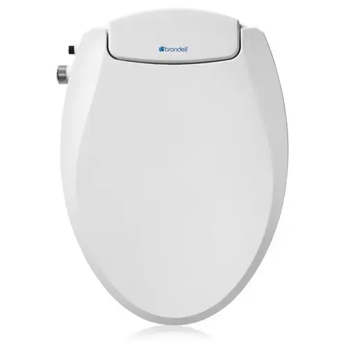 Brondell S101-RW Bidet Toilet Seat Swash Ecoseat N/A gal White Round White