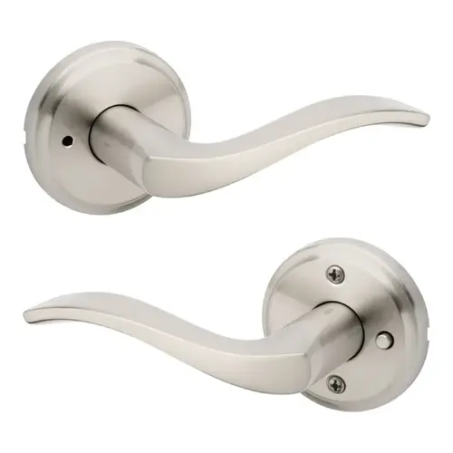 Sedona Privacy Lever Satin Nickel