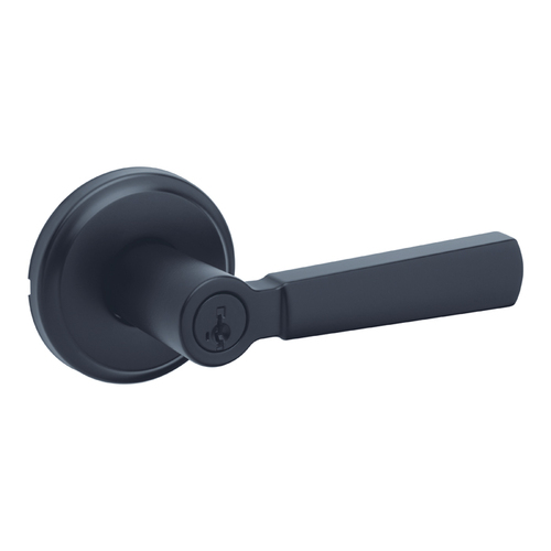 Perth Keyed Entry Lever Matte Black