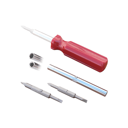 CRL 6N1 6-in-1 Screwdriver with Bits