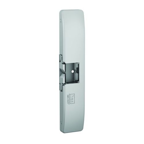 Assa Abloy Electronic Security Hardware - Hes 9600630LBSMN 12VDC / 24VDC New Style Electric Strike Body with Latchbolt Strike Monitor Satin Stainless Steel Finish