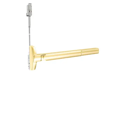 Concealed Vertical Rod Exit Device Bright Brass