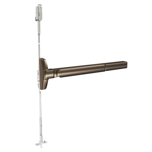 Concealed Vertical Rod Exit Device Dark Oxidized Satin Bronze