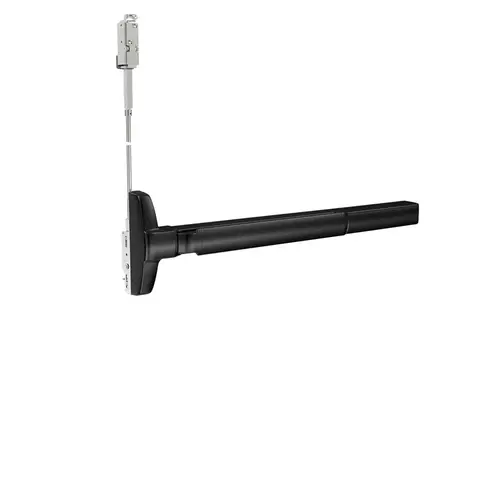 Concealed Vertical Rod Exit Device Black Suede Powder Coat