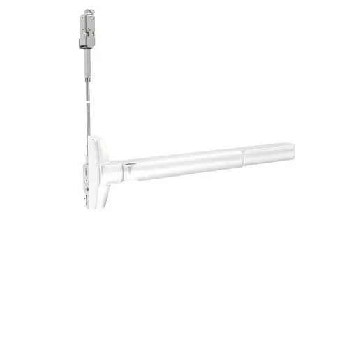 Concealed Vertical Rod Exit Device White Suede Powder Coat