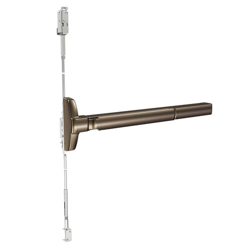 Concealed Vertical Rod Exit Device Dark Oxidized Satin Bronze