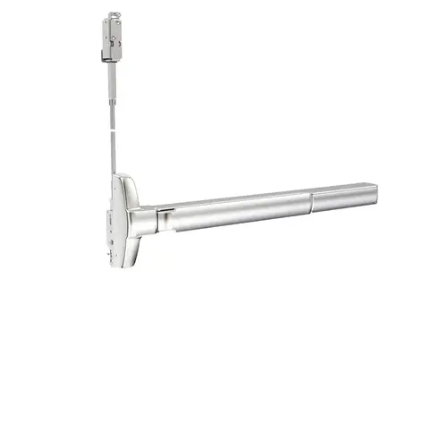 Concealed Vertical Rod Exit Device Bright Stainless Steel