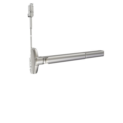 Concealed Vertical Rod Exit Device Satin Nickel