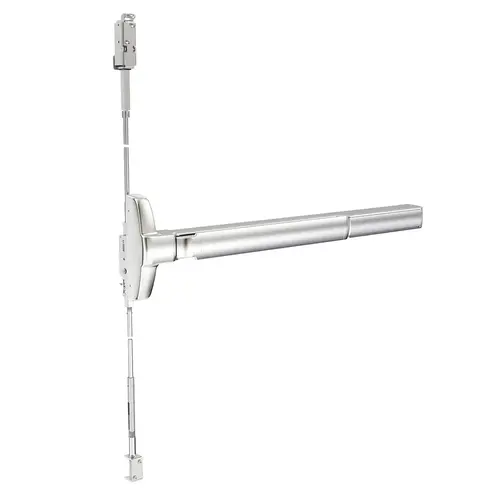 Concealed Vertical Rod Exit Device Bright Stainless Steel