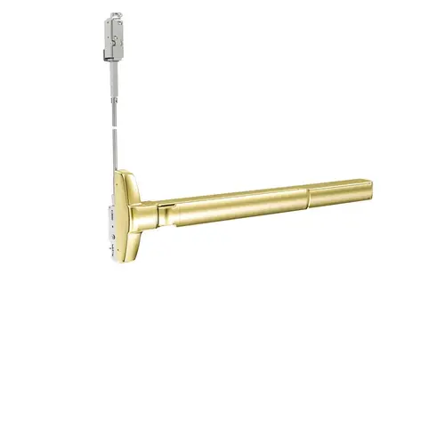 Concealed Vertical Rod Exit Device Satin Brass