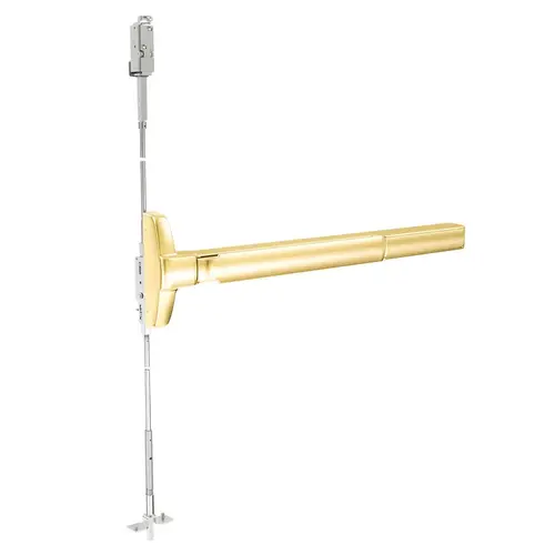 Concealed Vertical Rod Exit Device Bright Brass