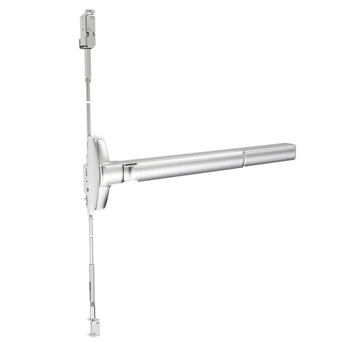 Concealed Vertical Rod Exit Device Bright Nickel