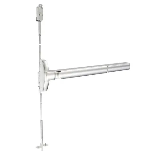 Concealed Vertical Rod Exit Device Bright Stainless Steel