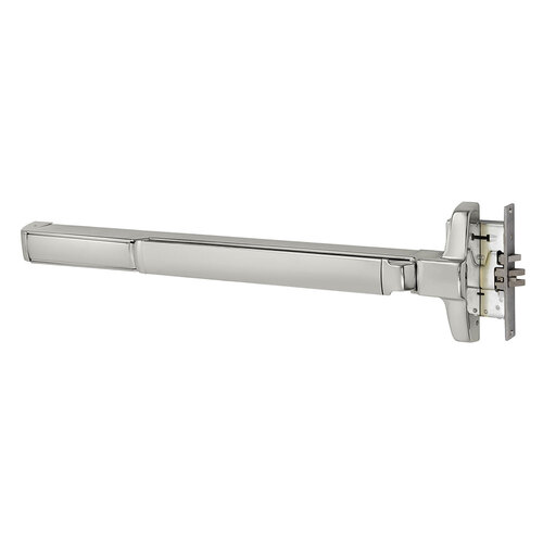 Mortise Exit Device Bright Stainless Steel