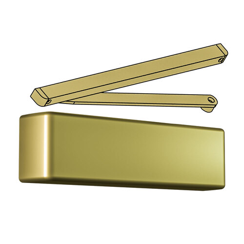 Door Closer Satin Brass