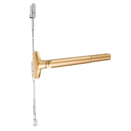 Concealed Vertical Rod Exit Device Bright Bronze