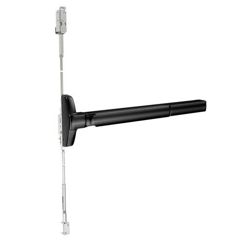 Concealed Vertical Rod Exit Device Black Suede Powder Coat