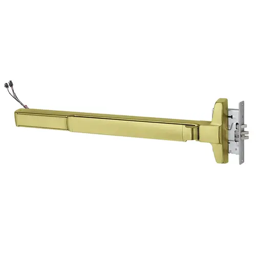 Mortise Exit Device Satin Brass