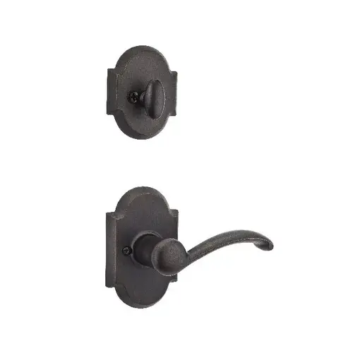 Austin Lever Interior Single Cylinder Handleset Trim, Venetian Bronze