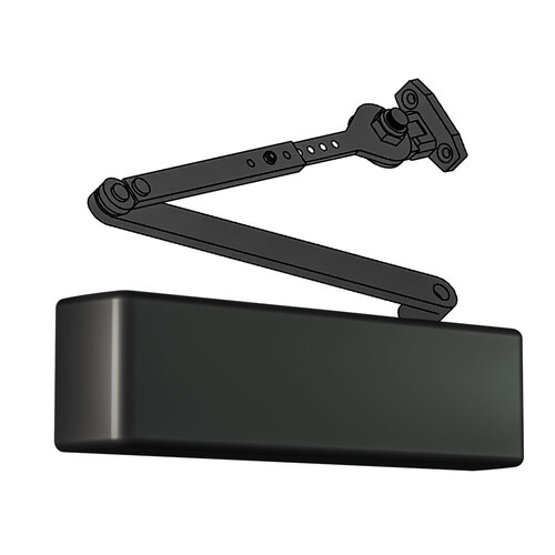 Door Closer Black Painted