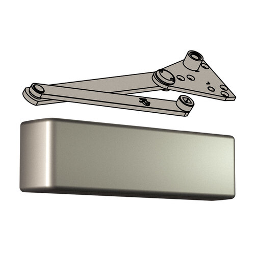 Door Closer Satin Stainless Steel